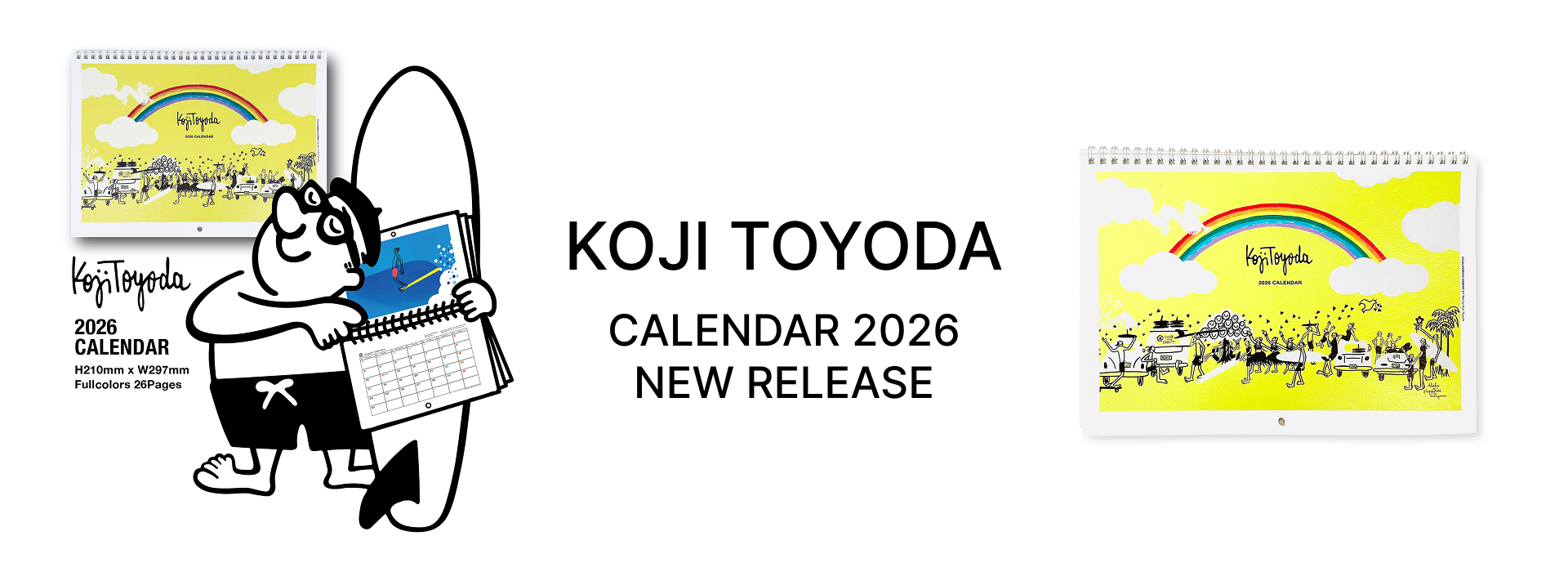 KOJI TOYODA 2026 CALENDAR