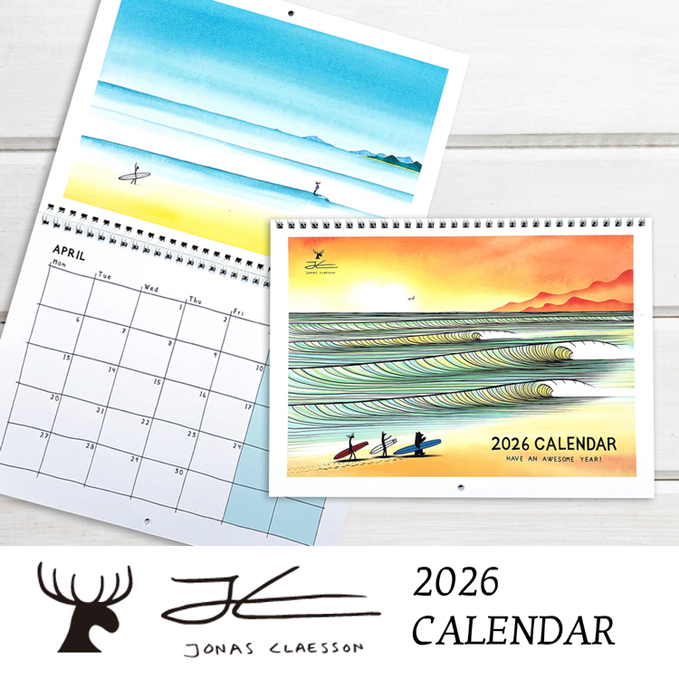 JONAS CLAESSON 2026 CALENDAR