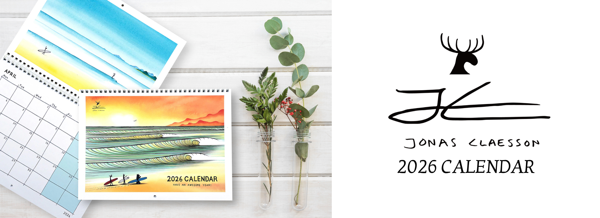 JONAS CLAESSON 2026 CALENDAR